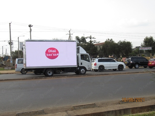 Panneaux d'écran mené polychromes d'ODM P5 Digital pour la publicité de remorque de véhicule de camion