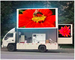 Panneau d'affichage mené par marche extérieure de camion de l'intense luminosité P10 avec le GPS