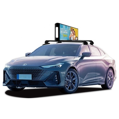 Le double dessus mobile dégrossi de toit de voiture a mené le moniteur IP40 imperméable extérieur