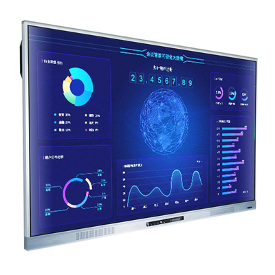 4k tableau blanc interactif d'affichage à cristaux liquides d'écran de 65 pouces, panneau électronique de Digital de salle de classe