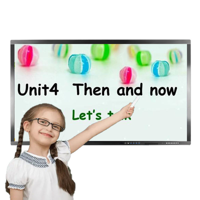Le panneau électronique de 110 pouces, l'affichage à cristaux liquides de enseignement TV lambrisse Smart interactif